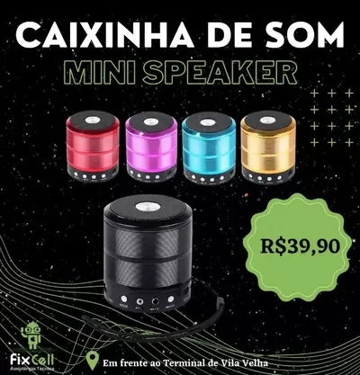 Caixinha de Som Mini Speaker